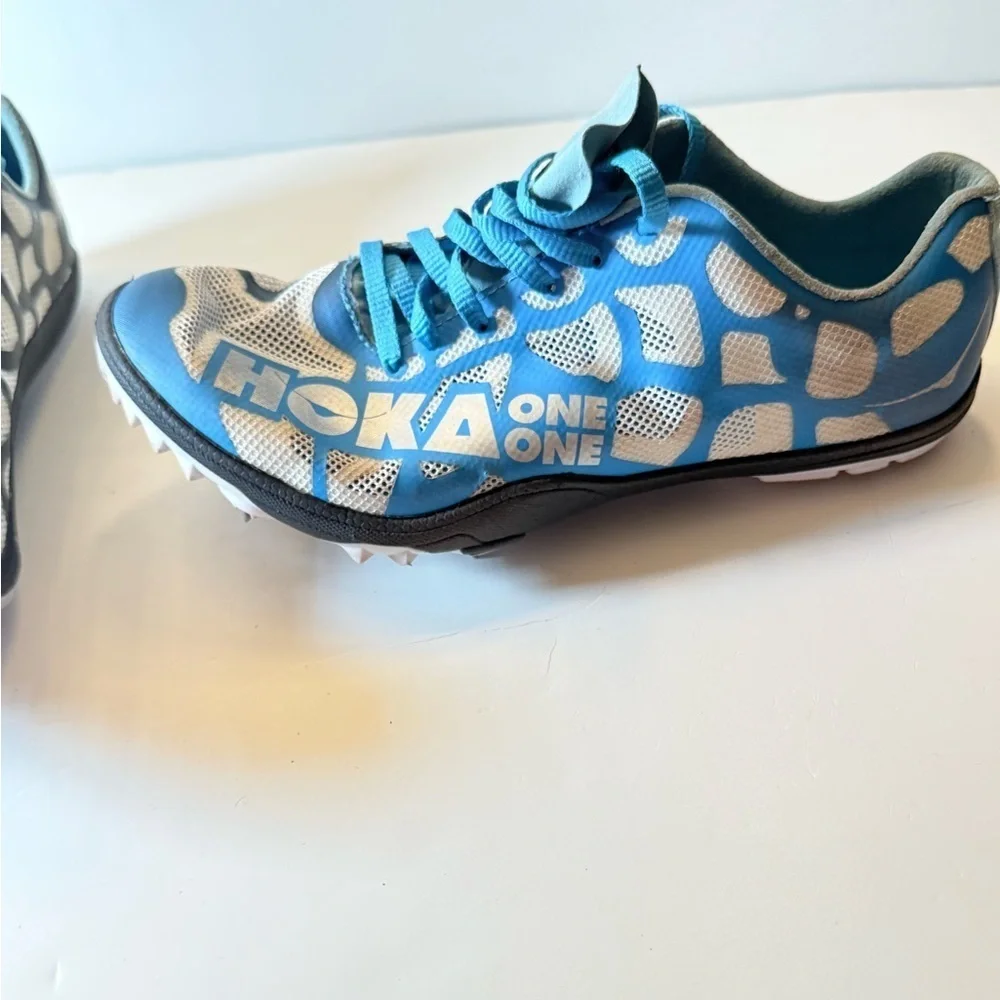 Hoka One One Light Blue Running Shoes Size 7.5